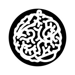 pad thai cuisine glyph icon vector illustration