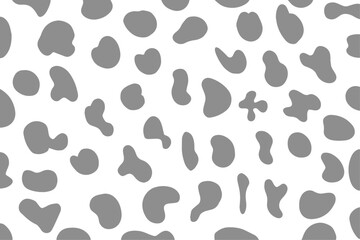 Fluid abstract blob organic shapes vector illustration. Rounded abstract organic shapes collection. Shapes of cube, pebble, inkblot, amoeba, drops and stone silhouettes. Paint liquid silhouette drops.
