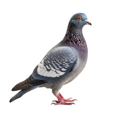 Fototapeta premium pigeon isolated on white background. With clipping path.