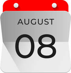 Vector simple icon calendar, 12 month of the year, Collection of calendar symbols.