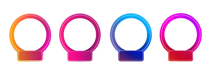  story, live stream, new story badge vector set