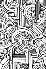 Malbuchseite für Erwachsene