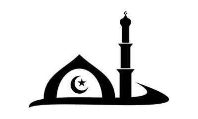 mosque icon design logo