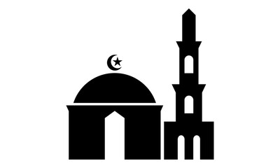 simple mosque design vector