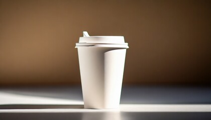 White Paper Cup Mockup, Coffee Cup Mockup