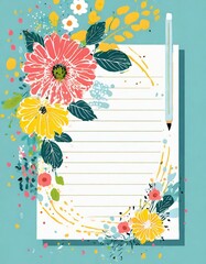 Printible Weekly, Daily Planner, Floral Planner, Colorful Planner, Planner Paper