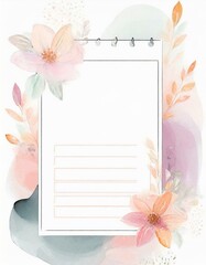 Printable Weekly, Daily Planner, Floral Planner, Colorful Planner, Planner Paper