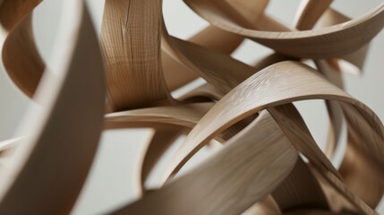 bent wood forms, bent wood abstract art