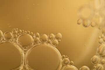 macro texture of oil with drops