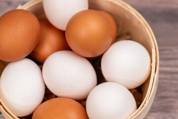 eggs in a basket