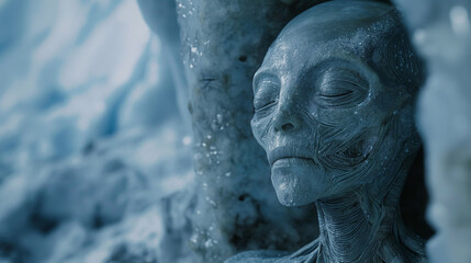 Frozen in Time: The Alien Gray Discovery - Prehistoric exploration - frozen alien - Archeology