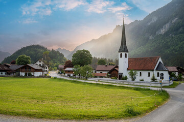 Fototapeta na wymiar Bavarian mountain landscape