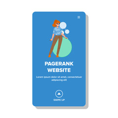 internal pagerank website vector