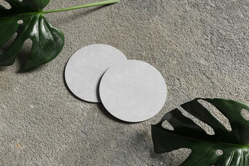 Coaster Mockup for showcasing your design to clients