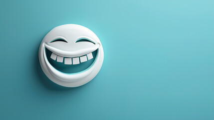 Funny Background dedicated to the Day of laughter, with various attributes for practical jokes, Copy Space