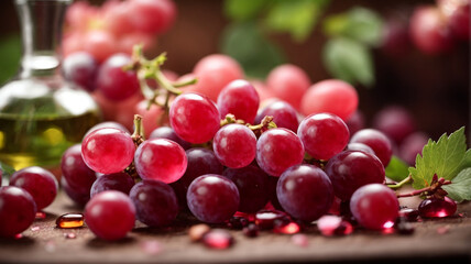 cherries on the table