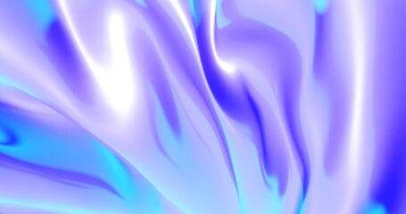 Abstract background purple wavy liquid 3d render