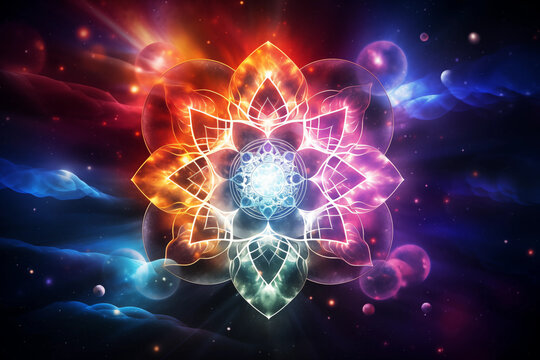 cosmic rebirth, meditation, and chakras