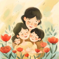 Mother's Day Illustration