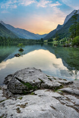 Lake Hintersee in Germany, Bavaria