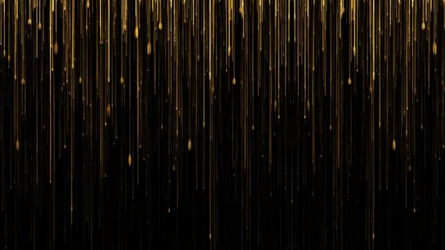 Looping golden awards stage background