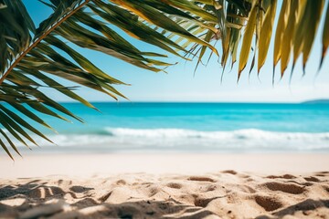 Fototapeta premium Tropical beach background