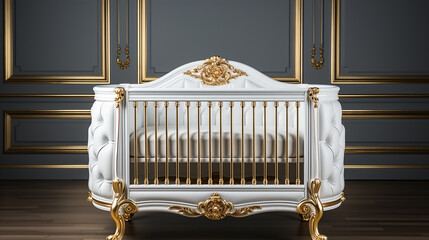 Classic style baby crib