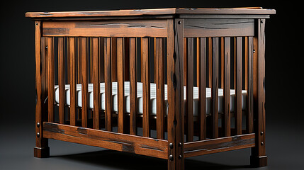 Obraz na płótnie Canvas Classic style baby crib