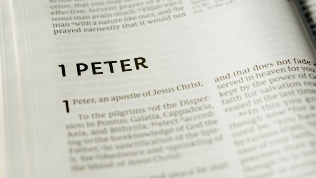 Bible - 1 Peter - Slide Right to Level