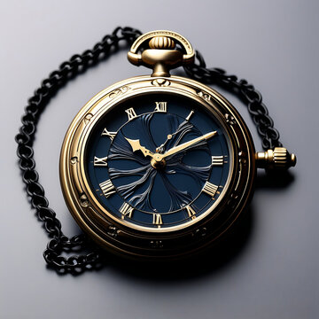 Watch on grey