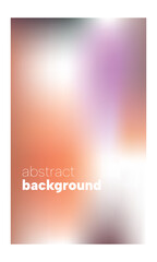 Modern peach vertical background with gradient. Colorful liquid cover for poster, banner, flyer and presentation. Modern gradient for screens and mobile applications. Vector image.
