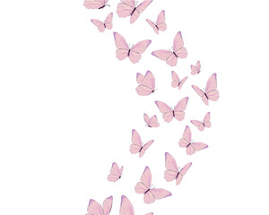 pink butterfly background