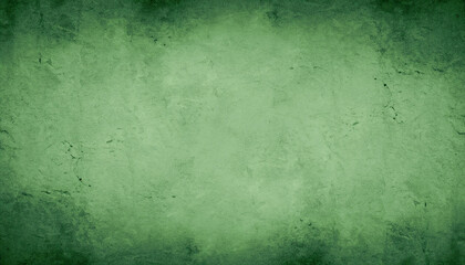 Dark abstract green stone concrete paper texture background panorama banner long, with space for text