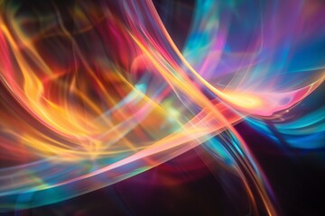 Obraz premium abstract background with glowing lines