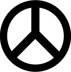 peace sign symbol svg - obrazy, fototapety, plakaty