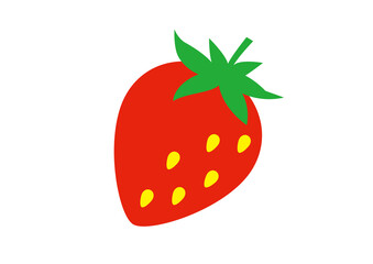 いちご　単体　シンプル　透過png