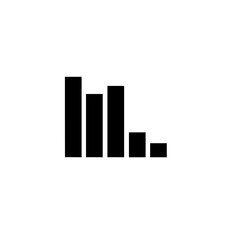 bar chart icon, logo, shape, symbol, arts, design, icon, bussiness, Progress