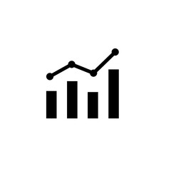 bar chart icon, logo, shape, symbol, arts, design, icon, bussiness, Progress