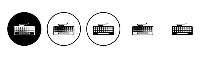 Keyboard icon set. keyboard vector symbol - obrazy, fototapety, plakaty