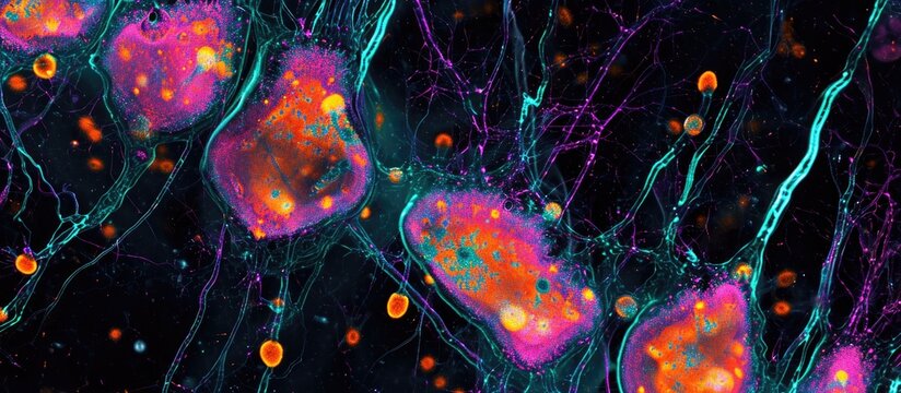 Golgi stain used on mouse brain section, still occasionally with widefield microscopy, highlighting cortical neurons.