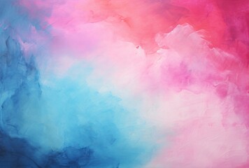 Fototapeta na wymiar a blue and pink watercolor