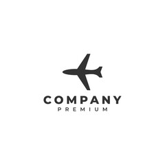 car plane transportation logo design