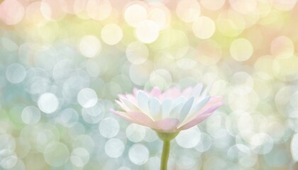 Abstract horizontal background in pastel colors with Bokeh effect