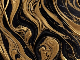 black background with golden splashes