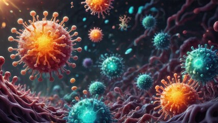 Virus bacteria and fungi, virus images, covid virus structure, in microscope covid virus structure, virus structure, and function wallpaper