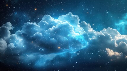 Hybrid and multi-cloud environments as celestial realms where cloud platforms are planets in a vast digital galaxy