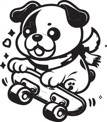 puppy with bone