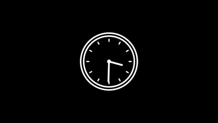 Clocks icon design. Time and Clock icon. analog clock icon symbol . well clock icon on the black background.