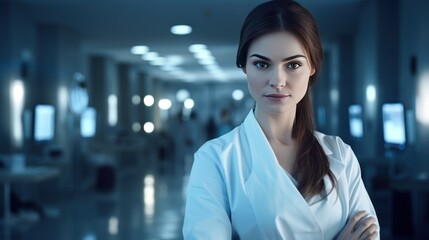 Business woman portrait ,Crossed arms 