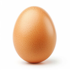 Chicken egg isolated on white background. 